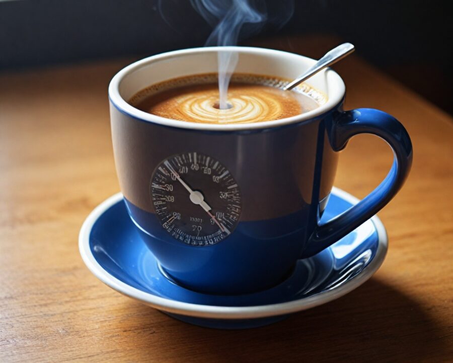 como a temperatura da água afeta a extração do café