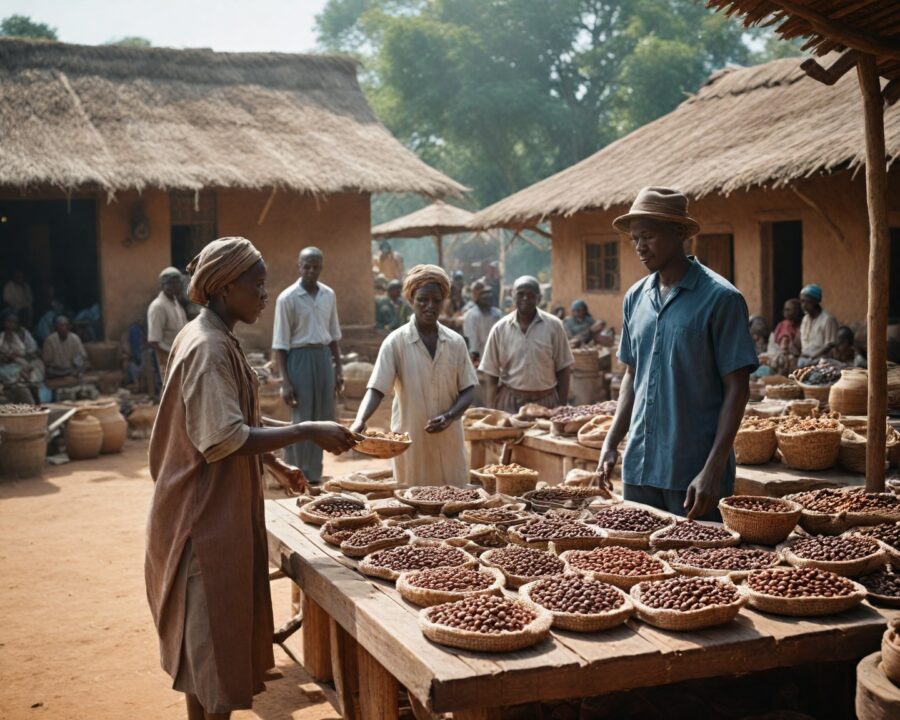 como o café foi usado como moeda de troca na África