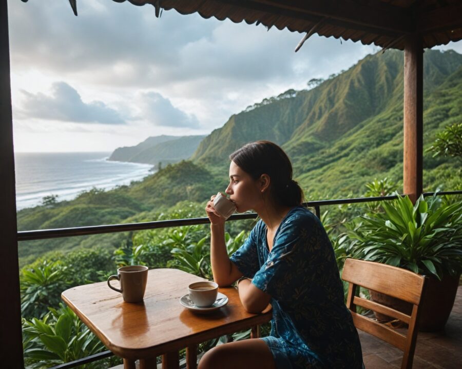 cafés do Havaí e como alcançar o equilíbrio sensorial