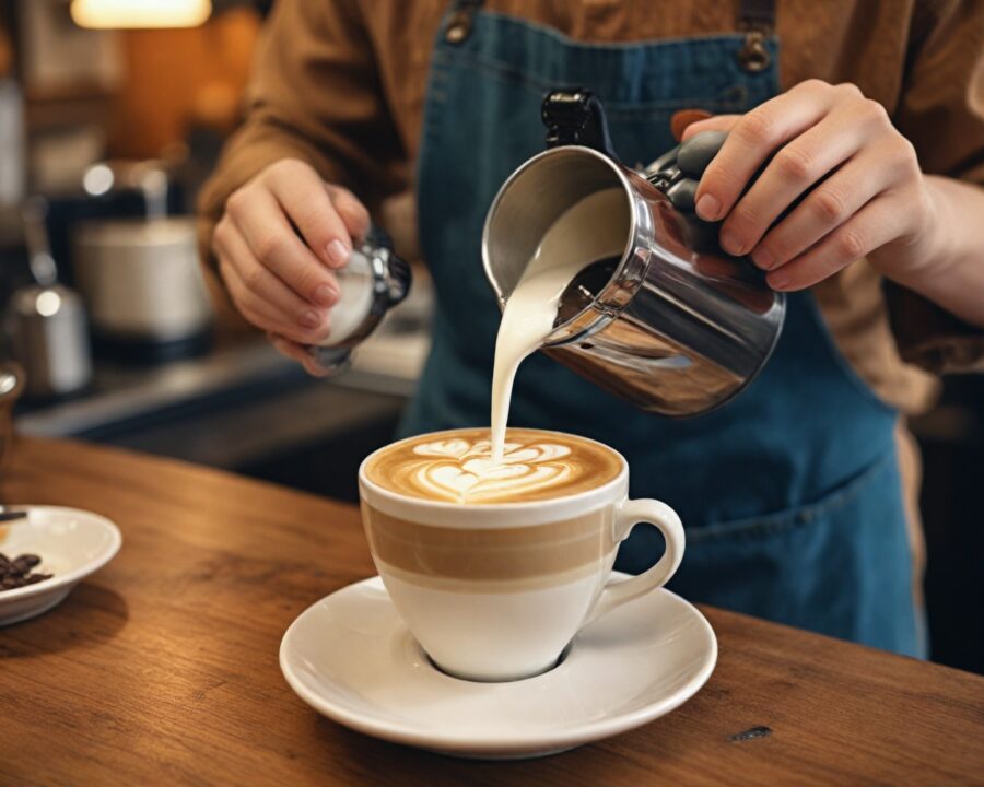 A arte do latte art: como criar desenhos incríveis no café