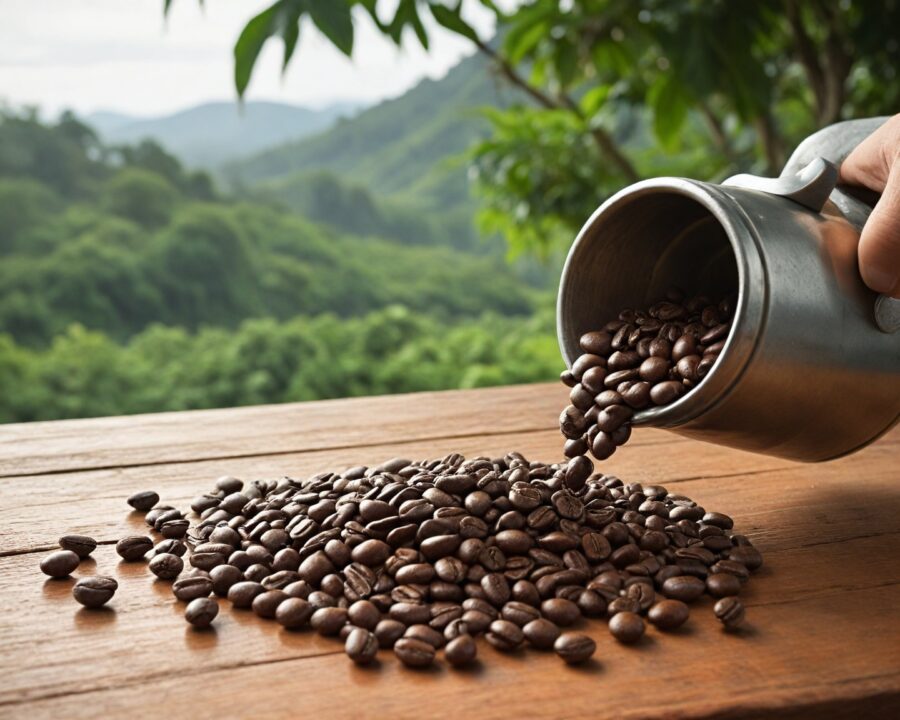 Como o café descafeinado é feito de forma natural
