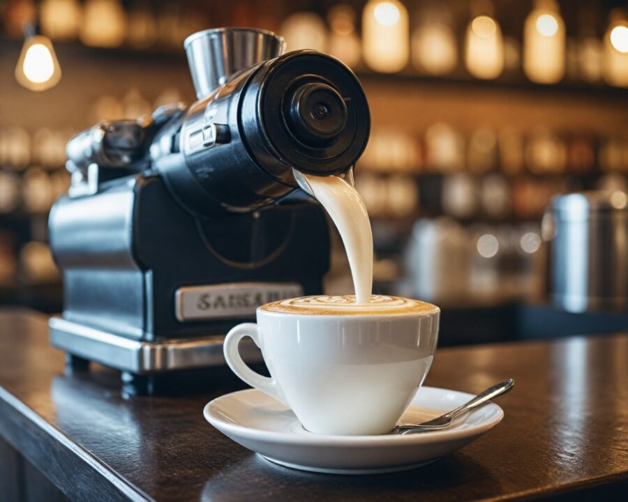 como preparar um café flat white com textura aveludada