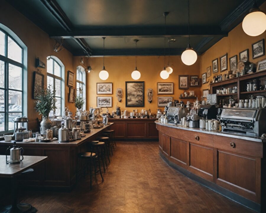 a evolução das cafeterias modernas: história e impacto