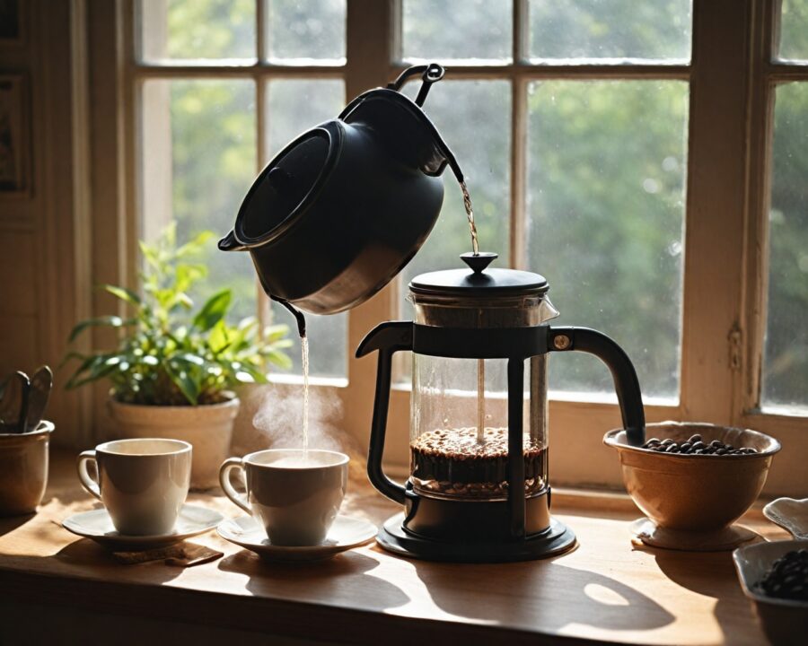 Como fazer café perfeito na prensa francesa: guia prático