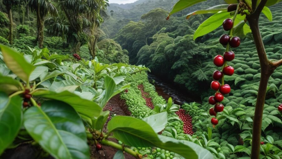 Coffea Macrocarpa: Frutos Grandes e Camarões