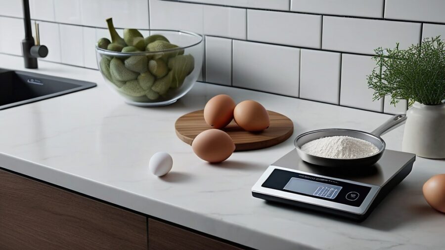 Escala com Timer Integrado: Praticidade na Cozinha